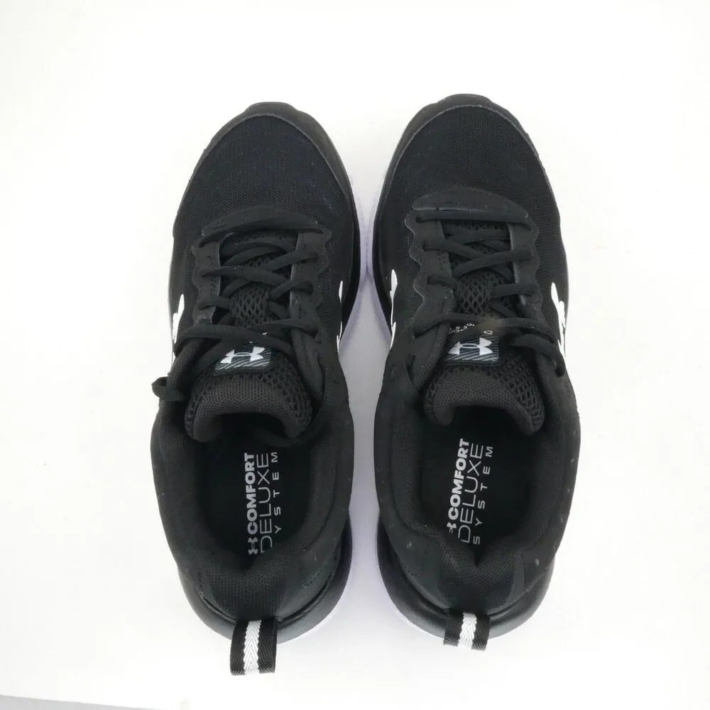 Under Armour Women’s US 8.5 Charged Assert 10 Athletic Shoes Sonar Black White